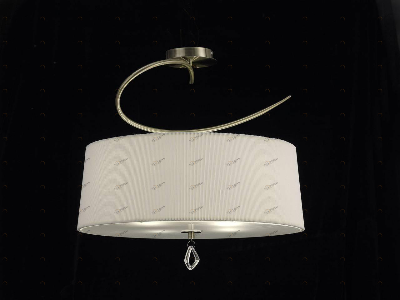 Потолочный светильник Mantra Mara Antique Brass 1625 MANTRA MARA ANTIQUE BRASS 073401 Белый 