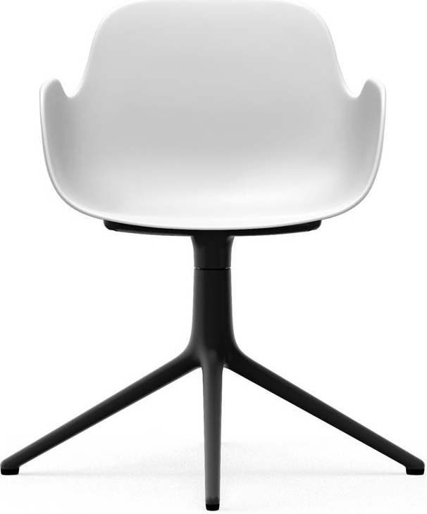 606110 Кресло Swivel 4L Black Alu White Normann Copenhagen Form - Вид №1