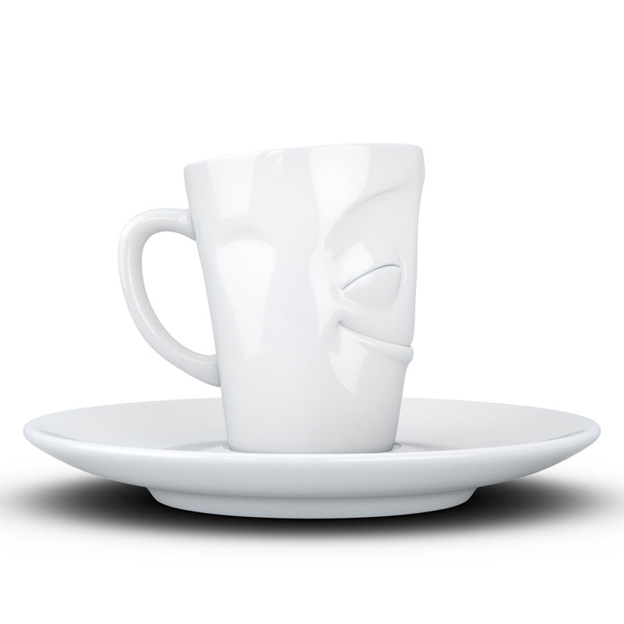T02.12.01 Кофейная чашка с блюдцем tassen cheery 80 мл белая Tassen by FIFTYEIGHT PRODUCTS  - Вид №9