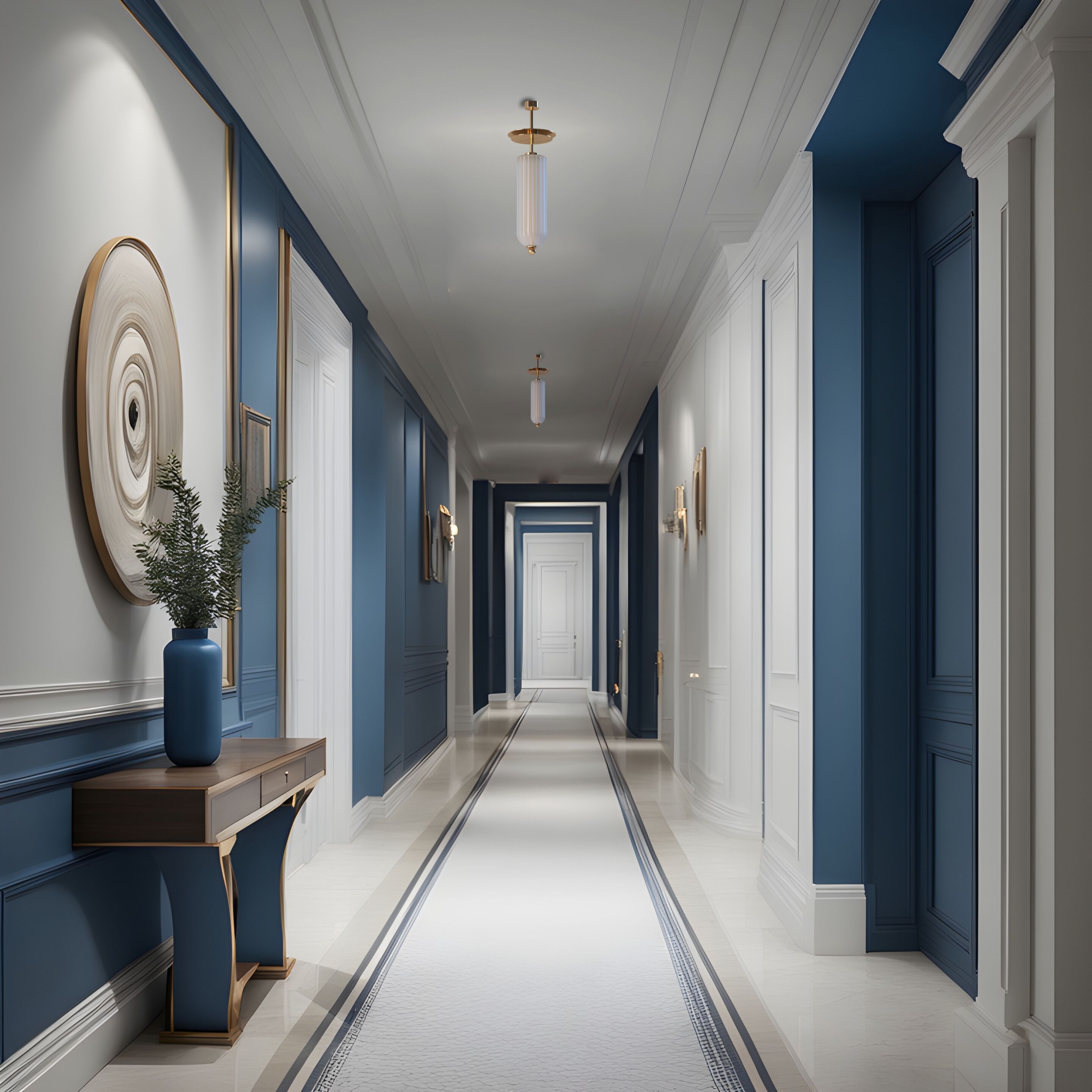 Светодиодный потолочный светильник из латуни и стекла LUCE TU Dom ARCH-00113667 - Вид №1