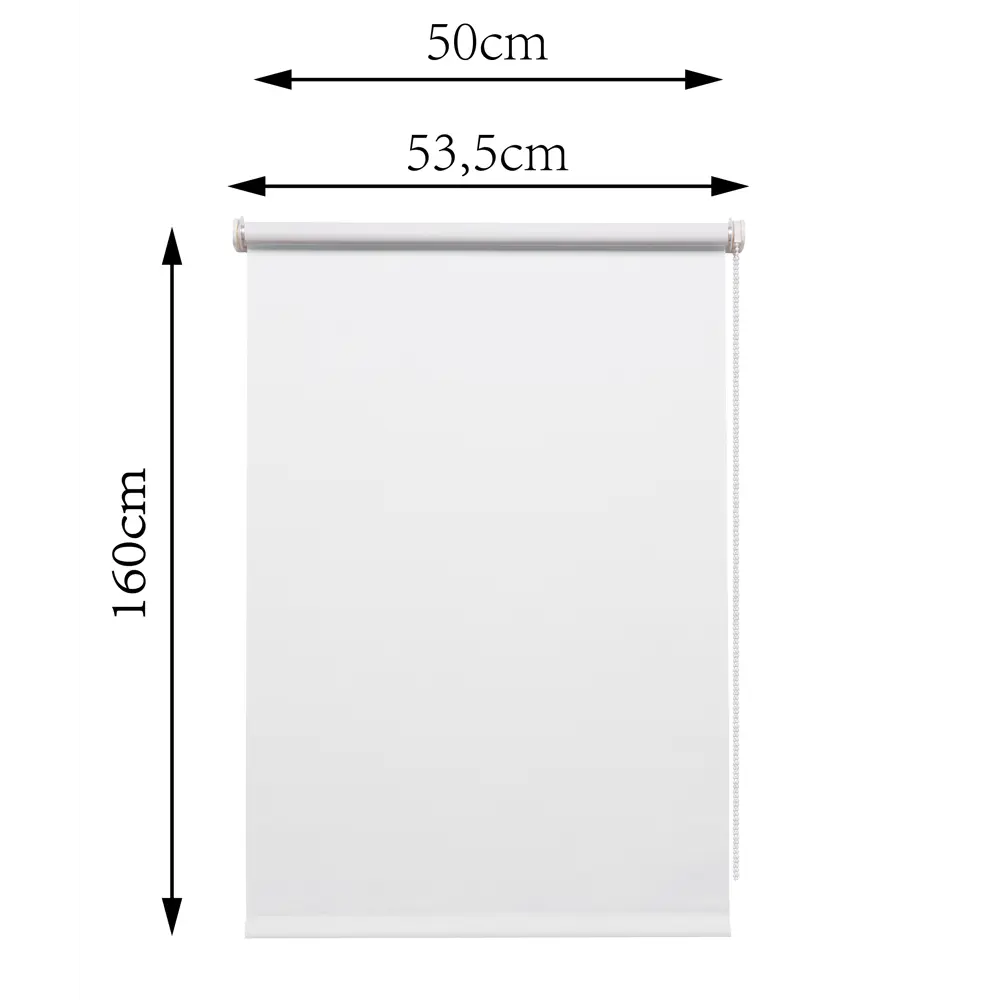 INSPIRE Santos - Рулонная штора блэкаут белая с экосертификатом 82688234 STLM-1060705 - Вид №11