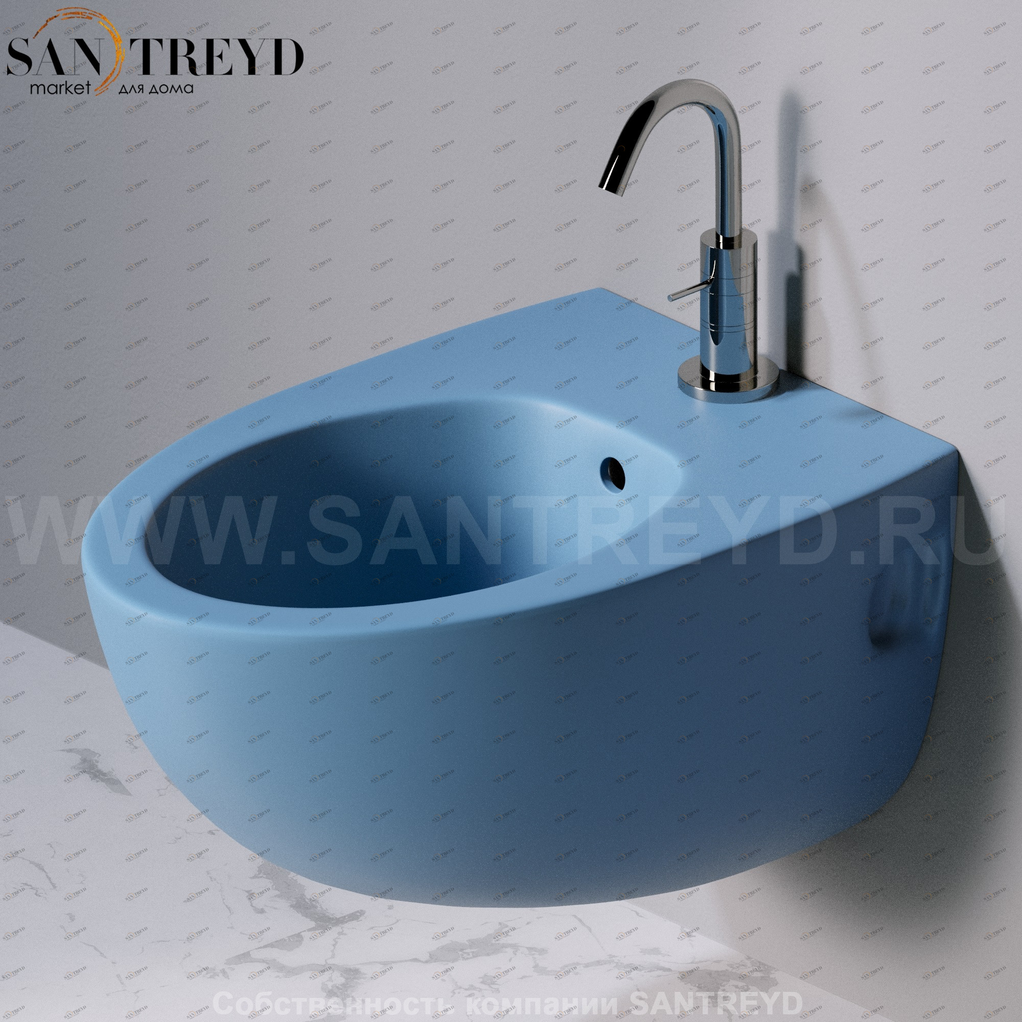 S512141 Биде подвесное OVAL A. e T. Italia AeT ITALIA