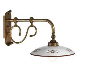 Регулируемый латунный настенный светильник с керамическим диффузором