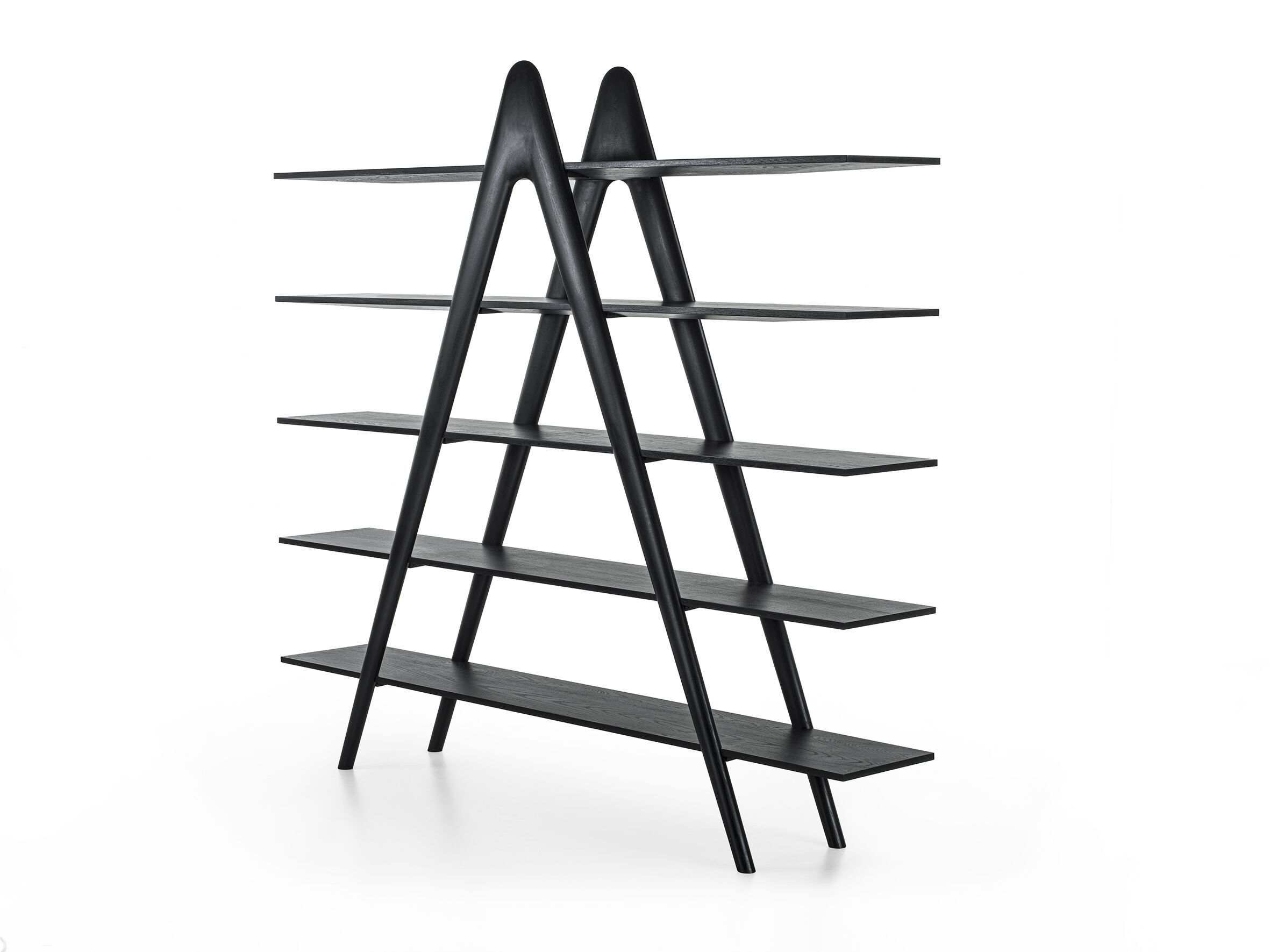 Книжный шкаф из массива дерева Riva 1920 A-BOOK ARCH-00072924 - Вид №1