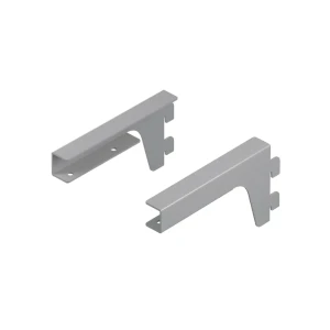 Кронштейн для полок Larvij 15 см нагрузка до 15 кг цвет серый 2 шт