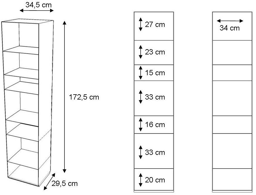 müller möbelfabrikation Настенный книжный шкаф из металла  U1  - Вид №8