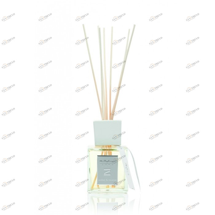 Диффузор с палочками 250 мл Янтарь и благовония Amber and Incense MILLEFIORI MILANO БЛАГОВОНИЯ 267512 Белый 