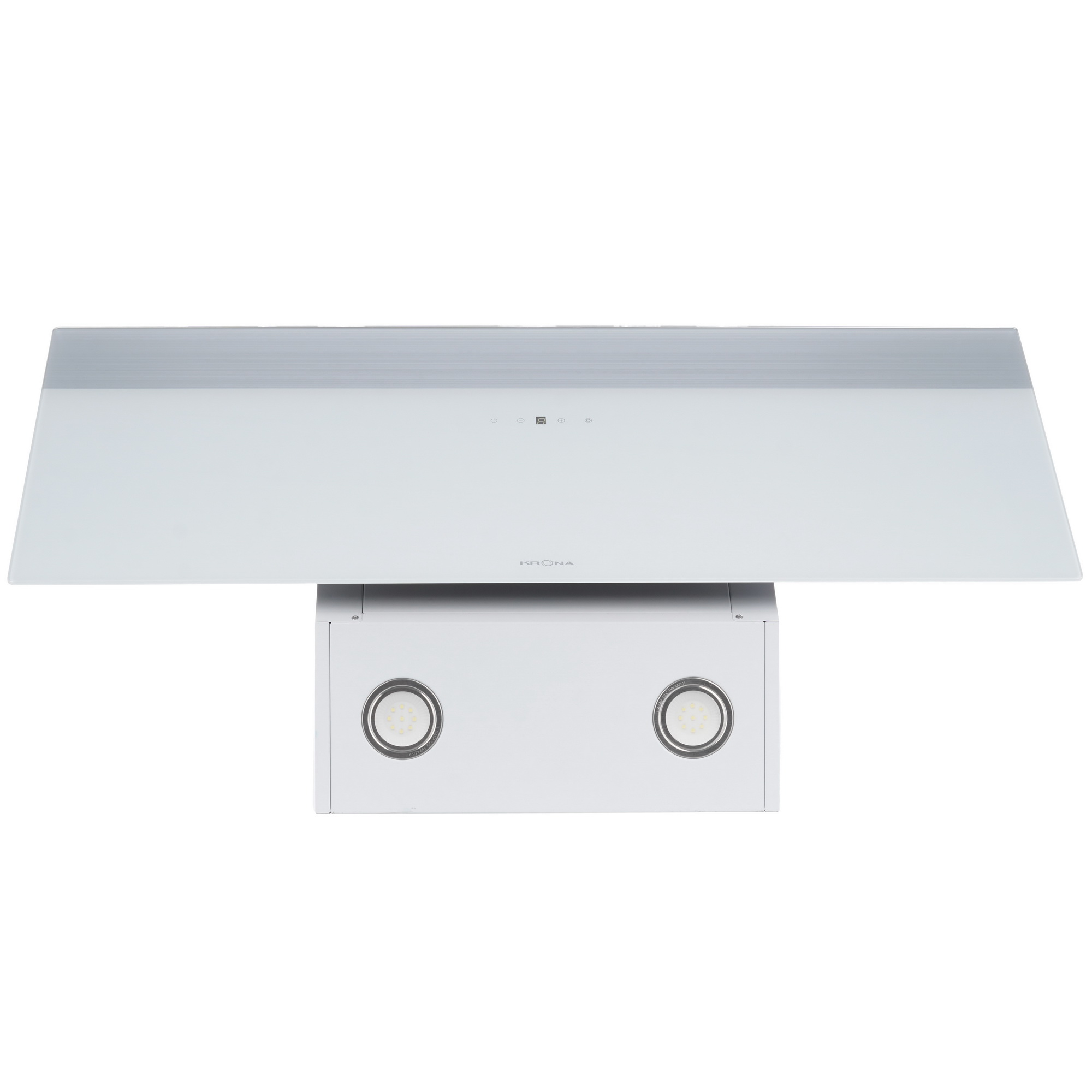 9195719 Вытяжка наклонная KRONA KRISTEN A 900 S белый/серебристый KRONA1 STDN-0117731 - Вид №6