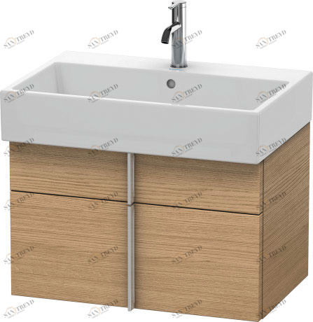 VA650605252 Vero Air Тумбочка подвесная Европейский дуб, декор Duravit