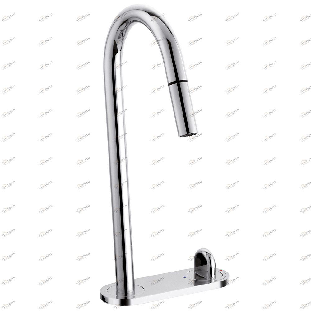 Graffio Смеситель для раковины термостатический на тарелке, «сенсорный». HO002 