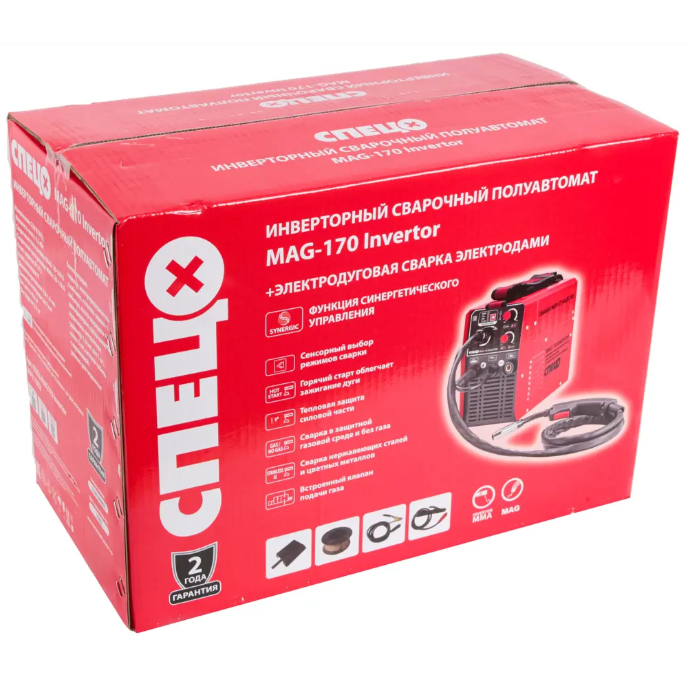 Сварочный полуавтомат Спец MAG-170 с синергетическим управлением 82585970 STLM-1373043 - Вид №9