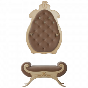 11554,11555 Настенная прихожая Квин Айвори Капучино BOGACHO