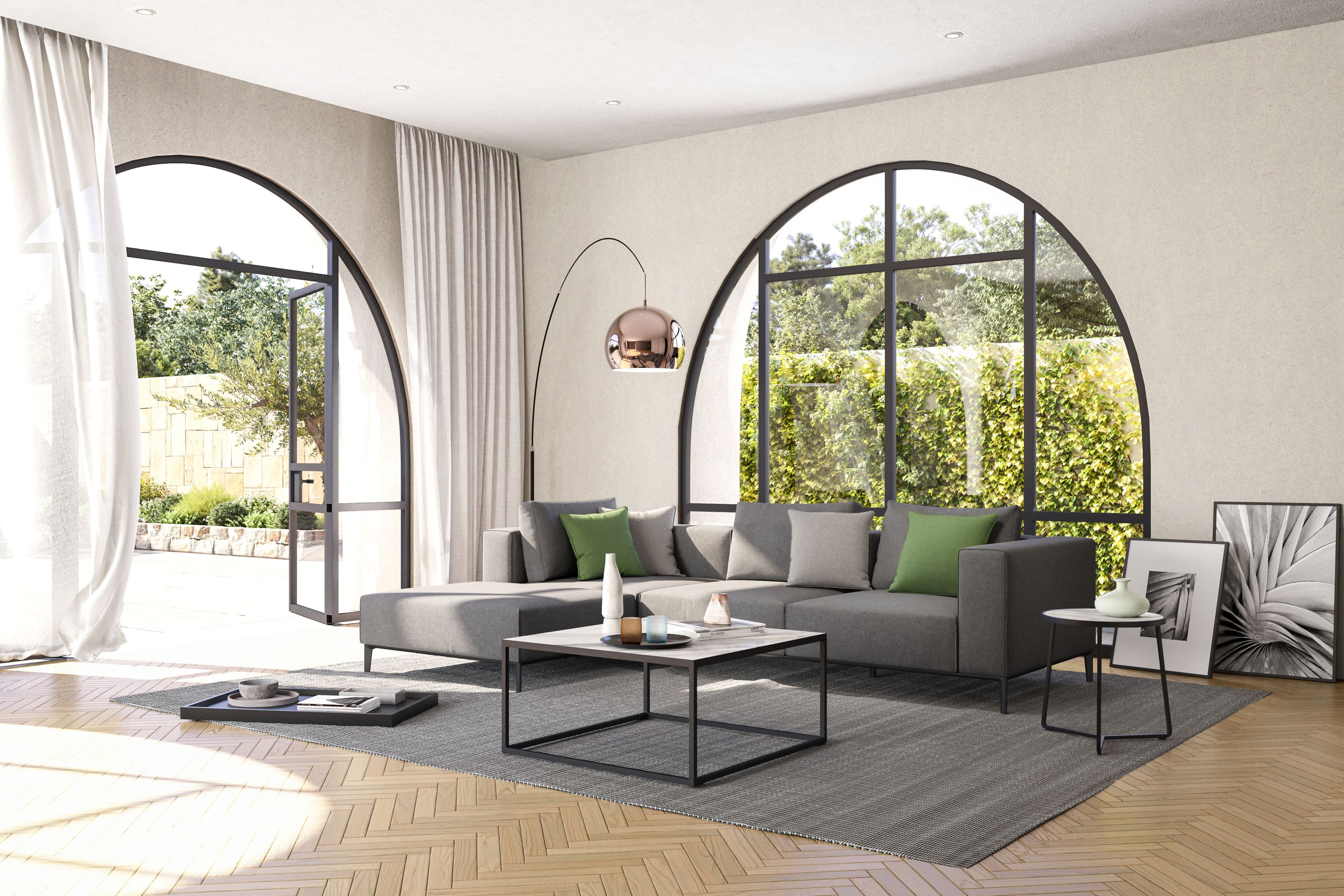 2-местный тканевый садовый диван VINEKO Мани ARCH-00111318 - Вид №6