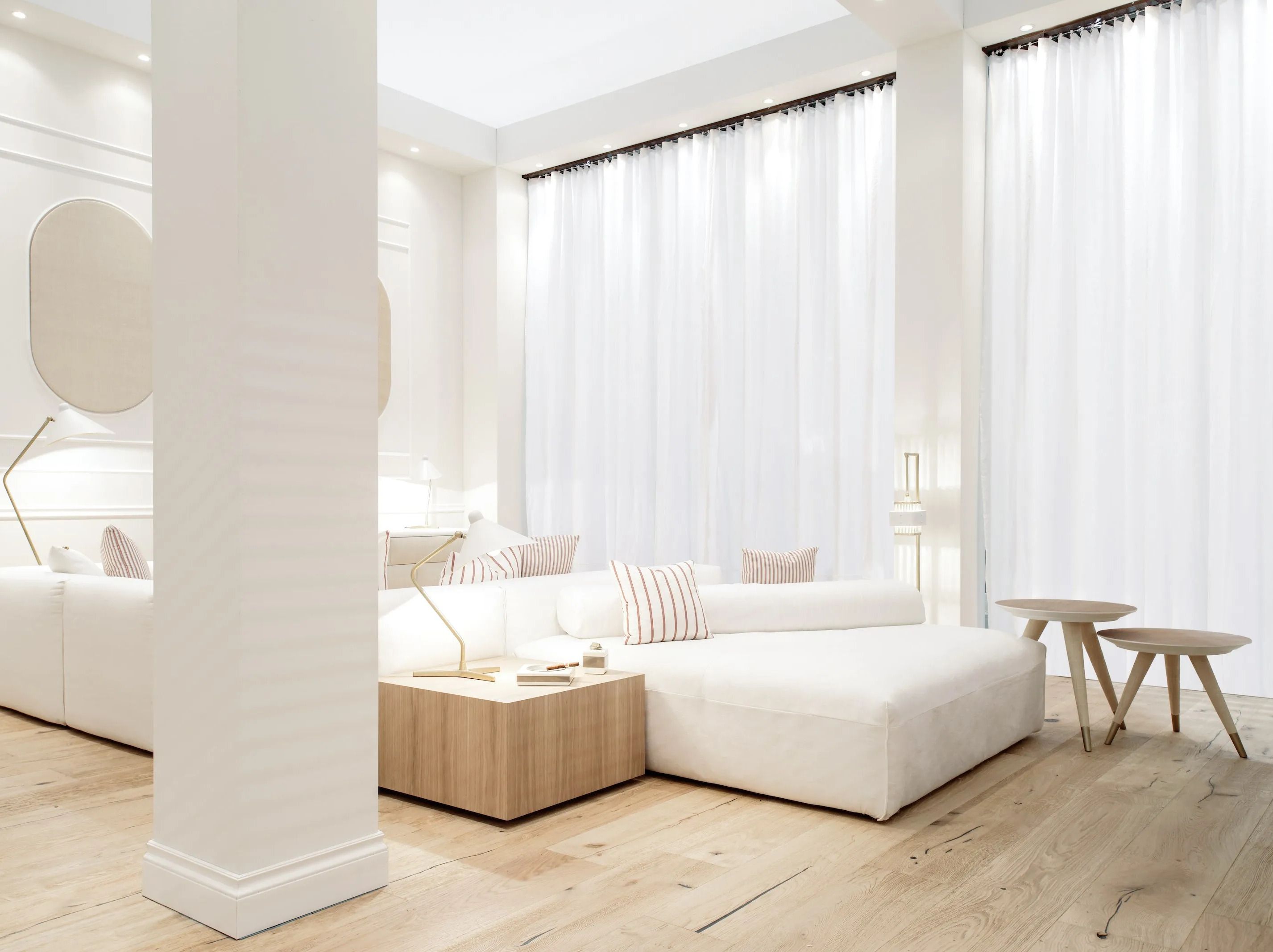 Квадратный журнальный столик из дуба DOM EDIZIONI коллекция Ривьера ARCH-00040712 - Вид №1