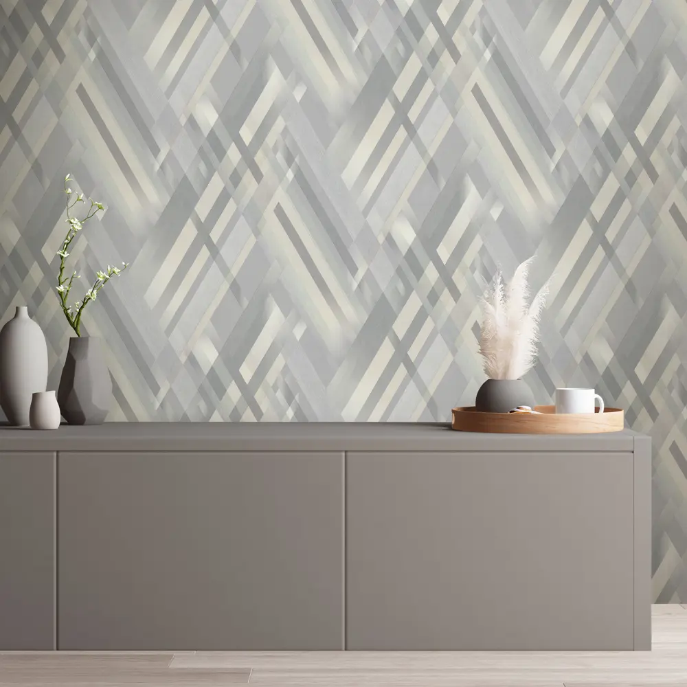 Обои флизелиновые Euro Decor Tissage серые 1.06 м ED7186-11 85865965 STLM-2060635 - Вид №2