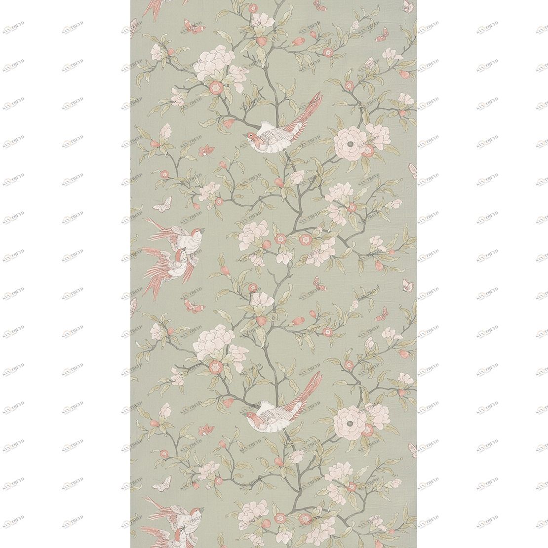 Рулон обоев NATSU NATS82137224. Основа нетканый винил Casadeco