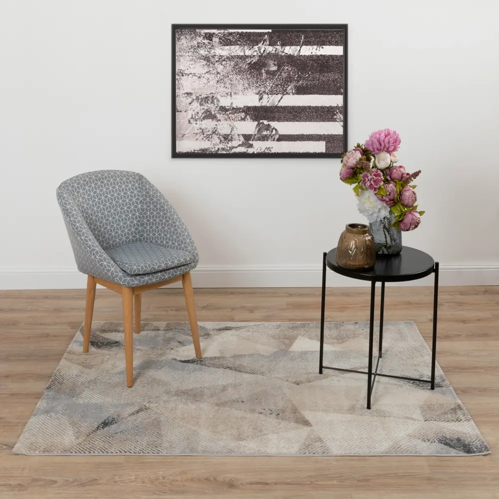 Ковер полипропилен Nika А0269C 80х150 см цвет бежевый STLM-2068448 - Вид №5