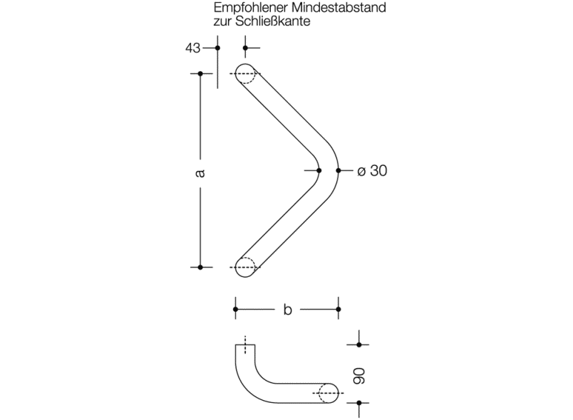 111XA.3036G3 Справиться HEWI Beschläge für Außentüren  - Вид №1