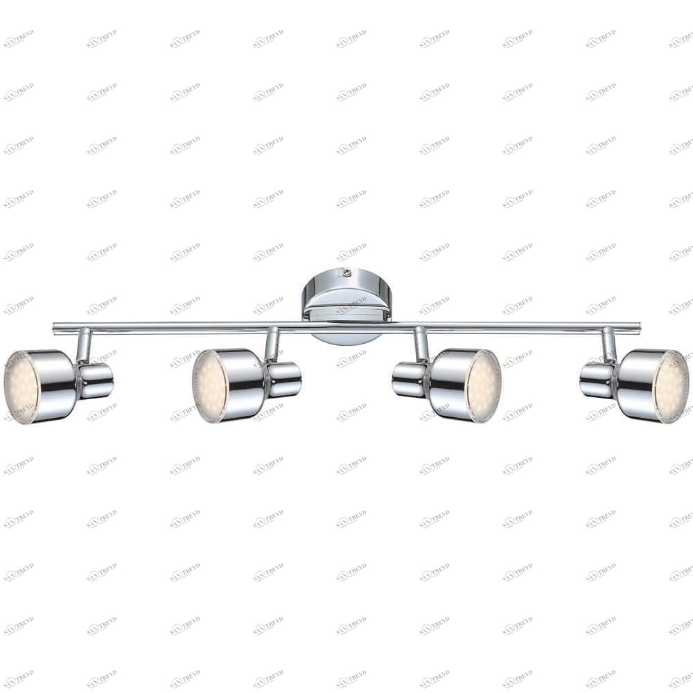 Спот потолочный цвета хром Globo Rois 56213-4 GLOBO ROIS 00-3891091 Хром Ceramica Globo 
