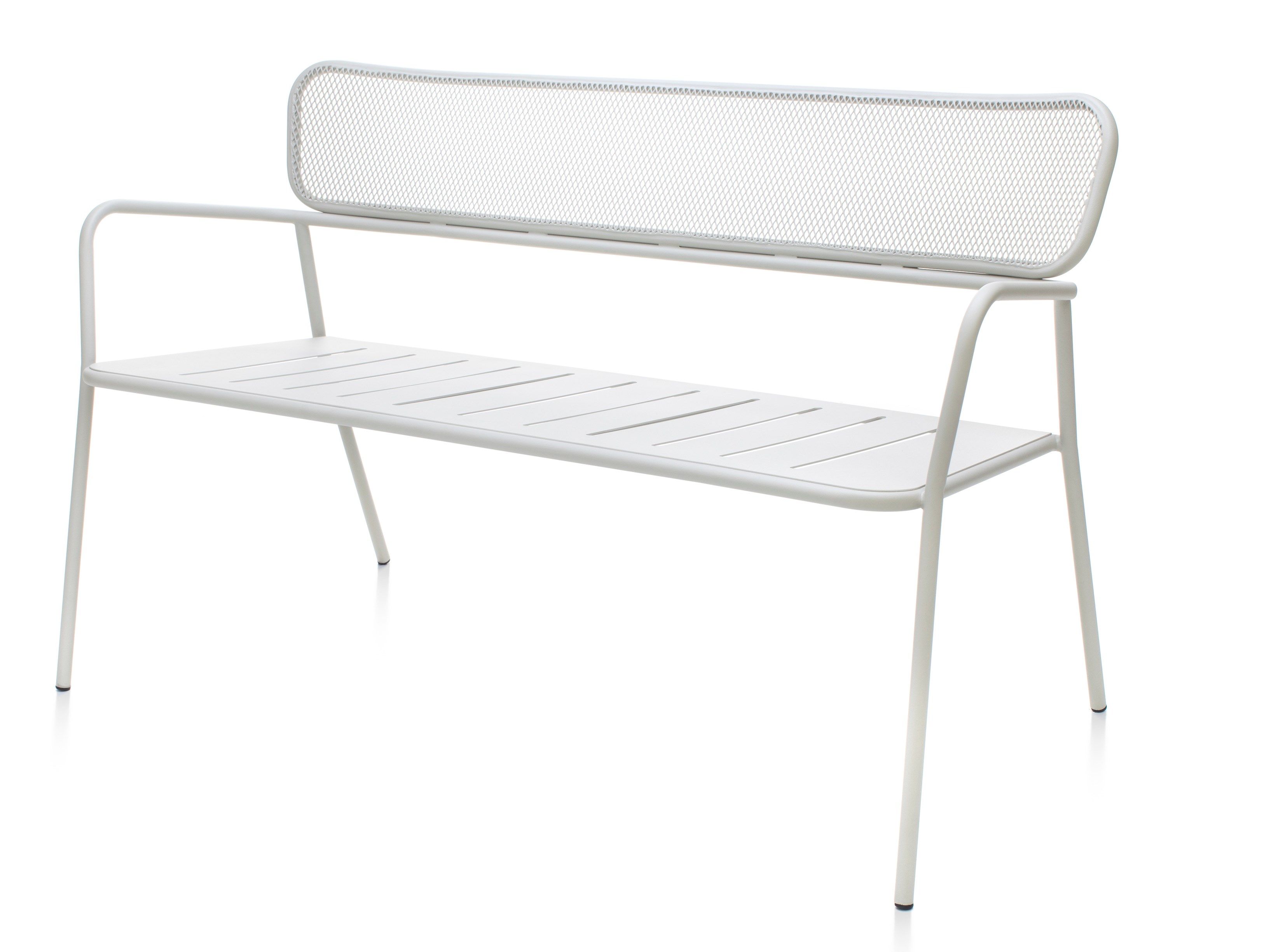 Металлическая садовая скамейка со спинкой Garda Furniture Тотем ARCH-00118920 - Вид №2