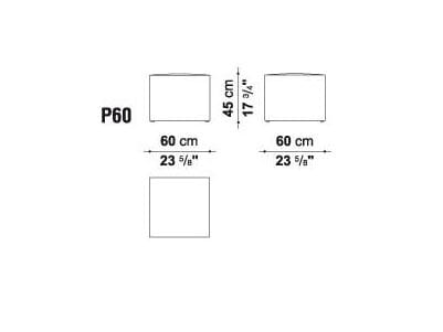 Ткань пуф B&B Italia P60 ARCH-00086807 - Вид №1