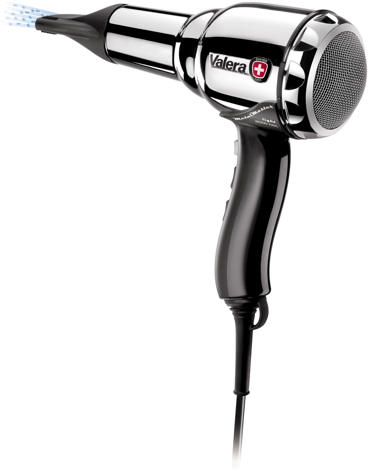 Valera Swiss Metal Master Light Ionic Модель 584.01 / I - 2000 Вт - Профессиональный сверхлегкий металлический фен с ионным генератором 55840001 