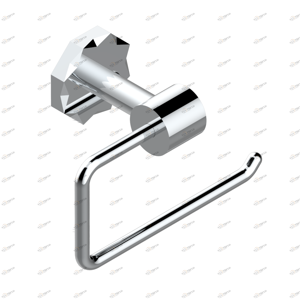 U2R-538A Бумагодержатель настенный без крышки Thg-paris Nihal porcelaine verte Хром U2R-538A CAT.A