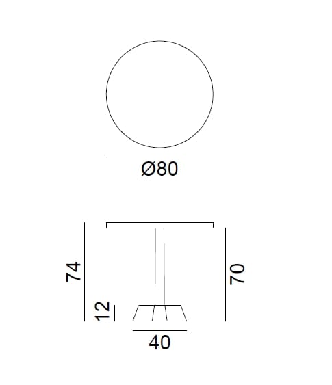 Круглый чугунный журнальный столик Gervasoni латунь ARCH-00082307 - Вид №20