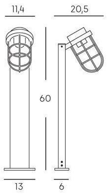 SOVIL Фонарный столб из литого под давлением алюминия Boat 181/ 181/-- - Вид №3