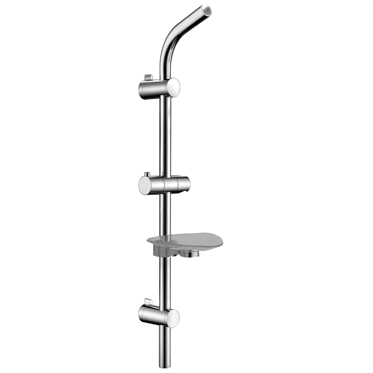 LM8071C Душевая стойка с треугольной мыльницей, хром, блистер LEMARK  - Вид №1