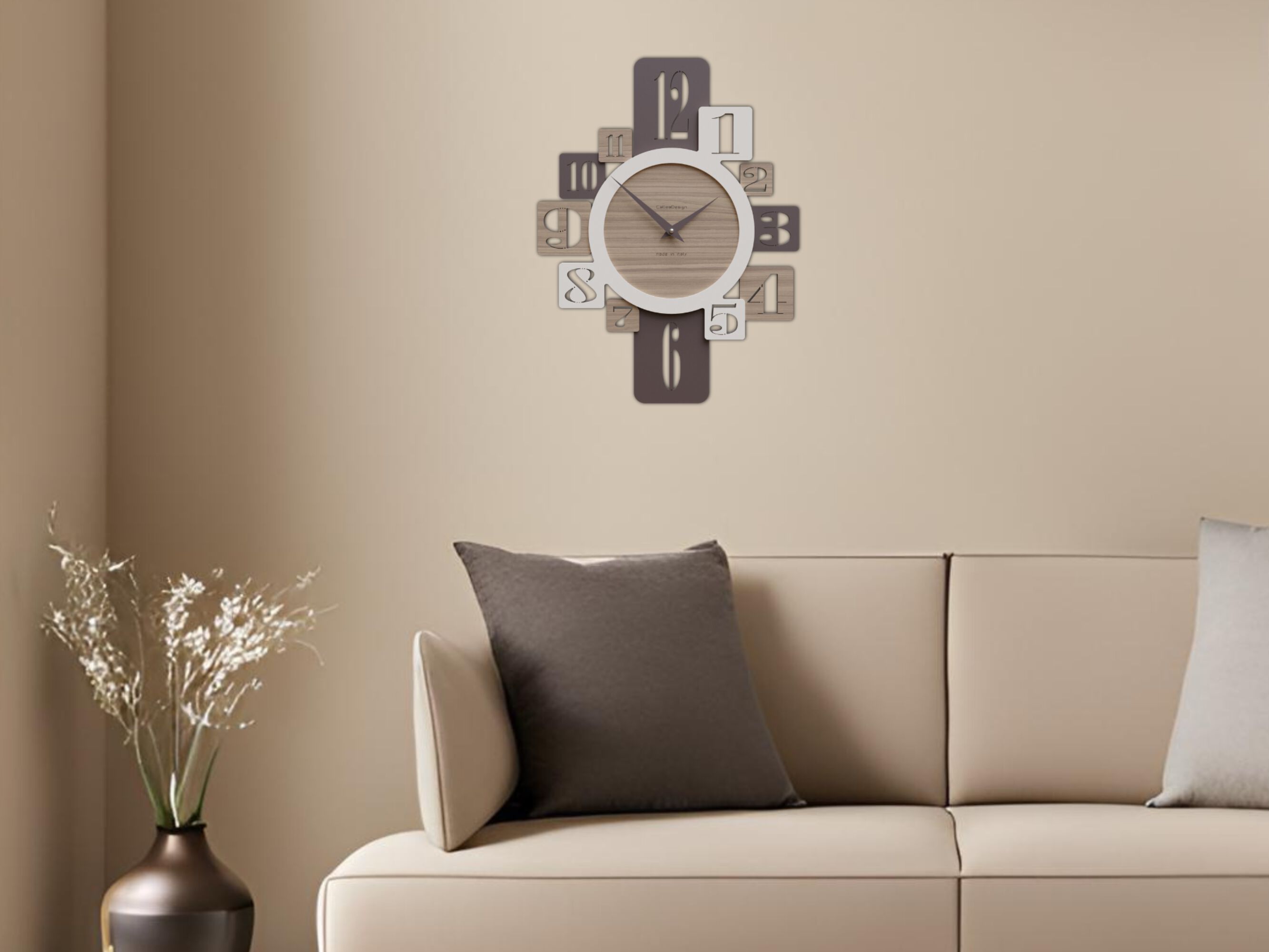 Настенные часы MDF CalleaDesign ONYX ARCH-00061103 - Вид №3