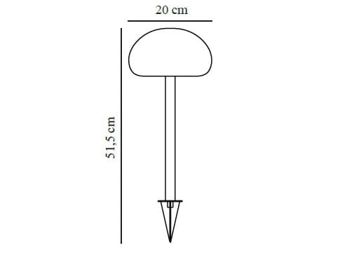 Пластиковый и металлический световой столб Nordlux губка ARCH-00100812 - Вид №2