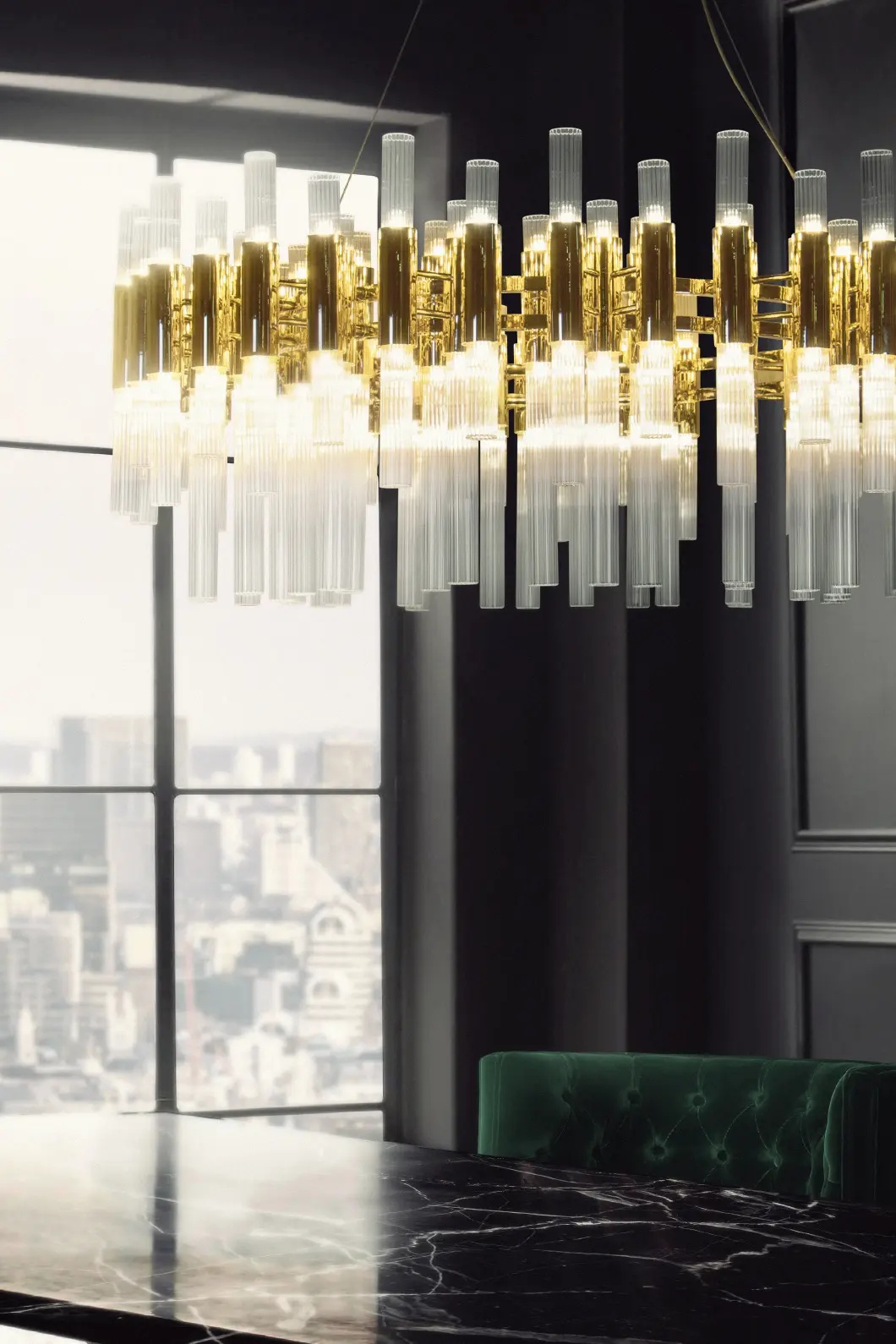 Круглая подвеска LUXXU Waterfall 52 - Вид №1