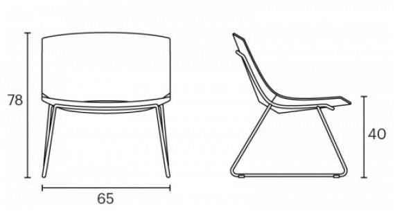 AENEA - ОЙ! | Кресло из ткани Oh! sun-id-1344259 - Вид №3