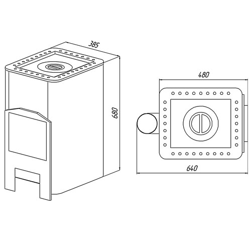 Отопительная печь Варвара УЮТ-1 1392 - Вид №1