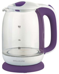 5343849 Электрочайник WILLMARK WEK-1704G фиолетовый
