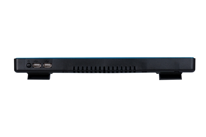 IP5 Blue laptop cooling (15,6", 1x(160x160), 2xusb, 4 led backlight, black plastic+metal mech) STM Santreyd  - Вид №4