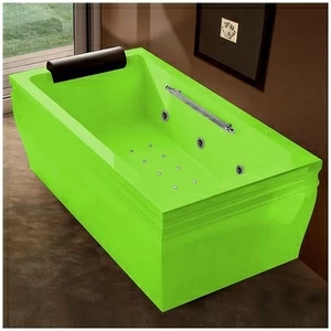 Ванна с гидро и аэроомассажем салатовая Gruppo Treesse Blanque 1810 V161N-SX-S