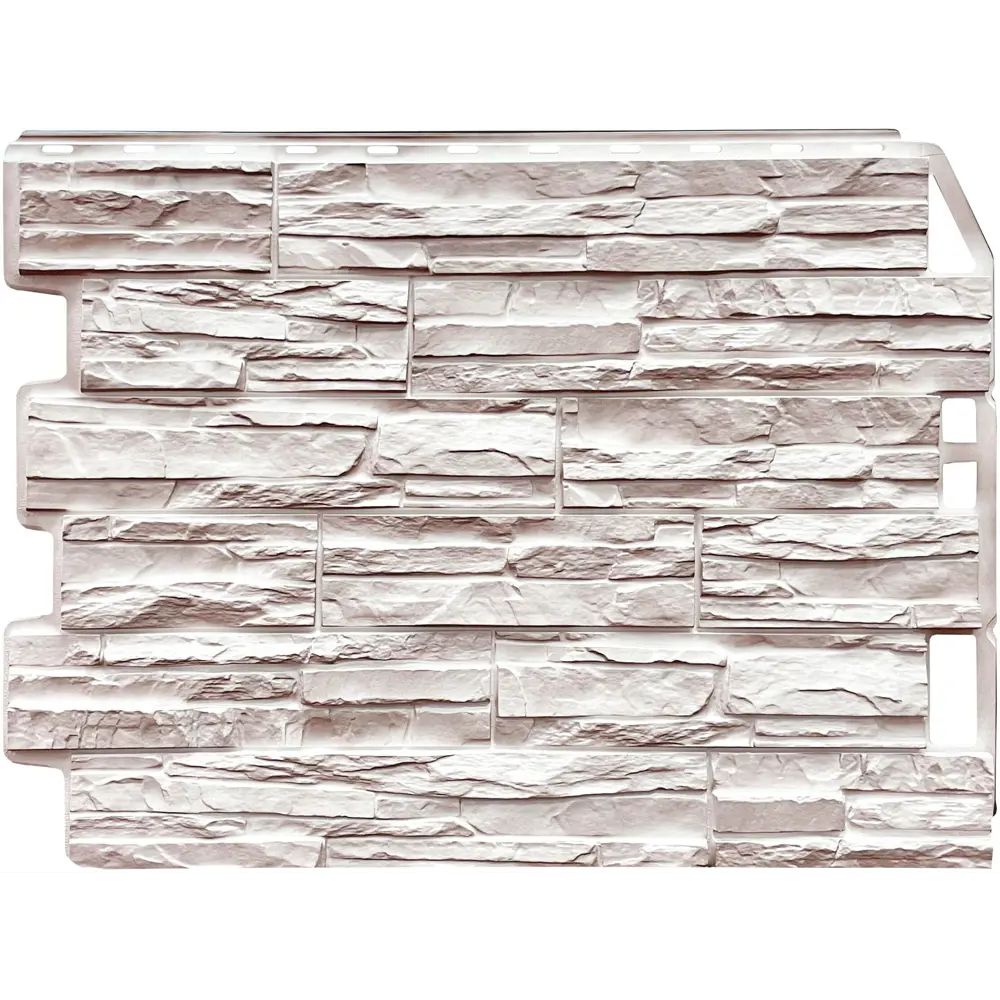 Панель фасадная полипропилен 595x795 мм цвет светло-бежевый FINEBER Нет STLM-2064008