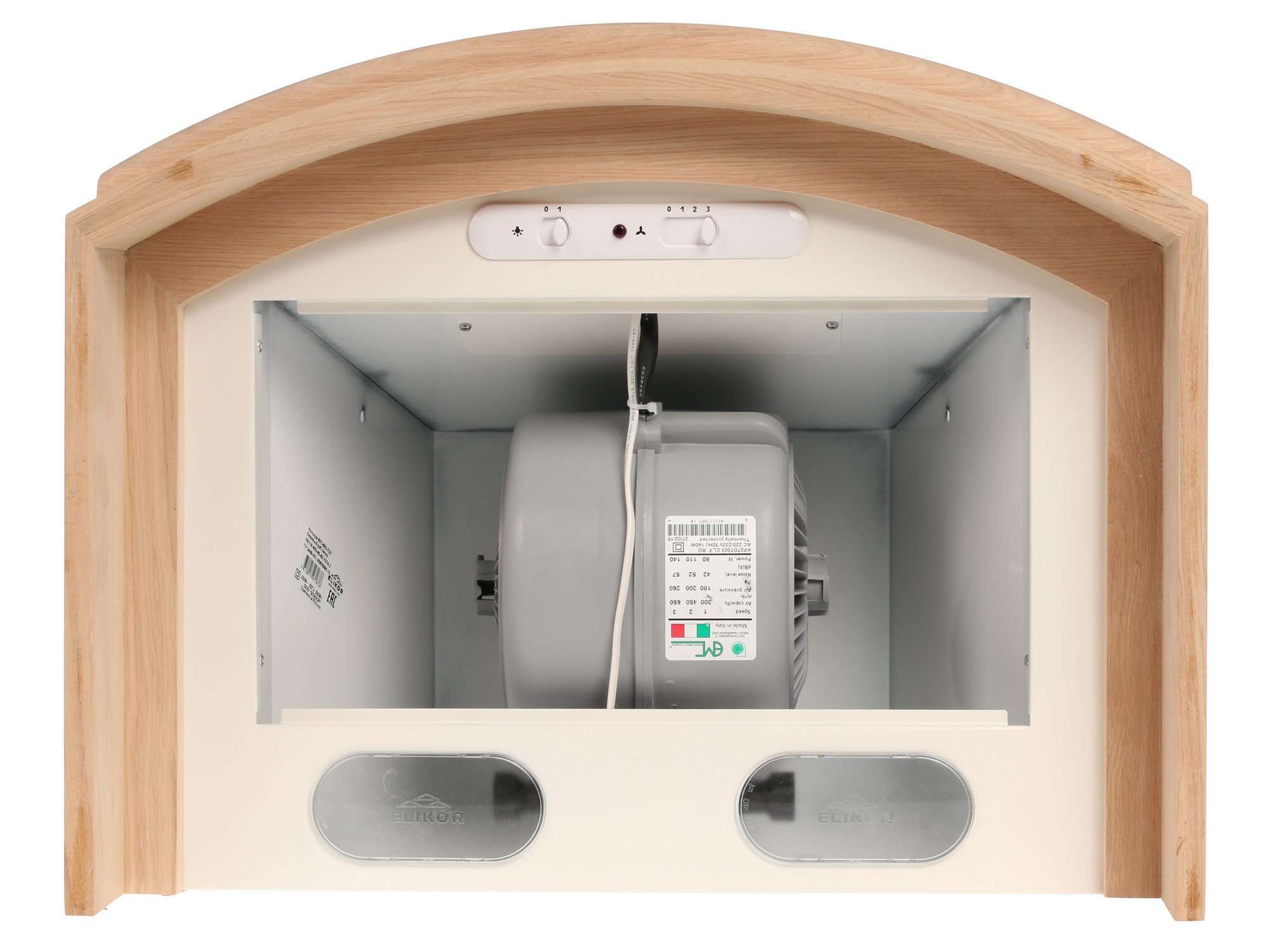 0197323 Вытяжка каминная ELIKOR Ротонда 50П-650-П3Л бежевый/коричневый STDN-0073866 - Вид №6