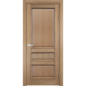 Дверь межкомнатная глухая с замком в комплекте Барселона 200x90 см ПВХ цвет орех