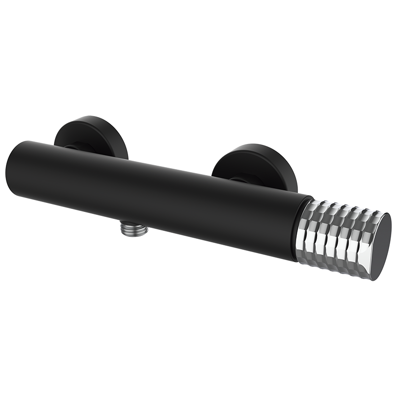 75324752 PREMIUM Черный смеситель для душа Черный-Хром GRB MIXERS 