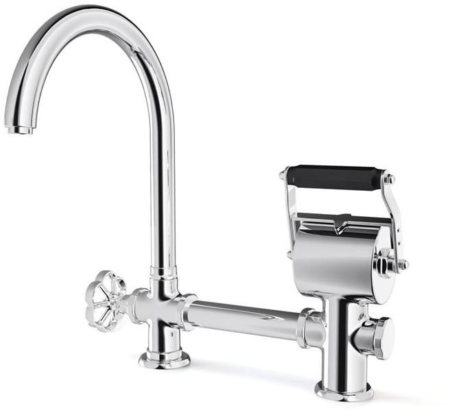 Officine Gullo Смеситель для кухни из латуни с одним отверстием для настольного монтажа sun-id-1346724 - Вид №1