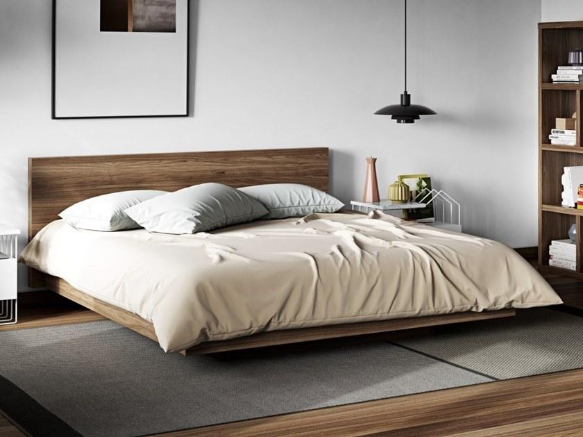 TemaHome Подвесная двуспальная кровать из орехового дерева Float sun-id-1451831 - Вид №4