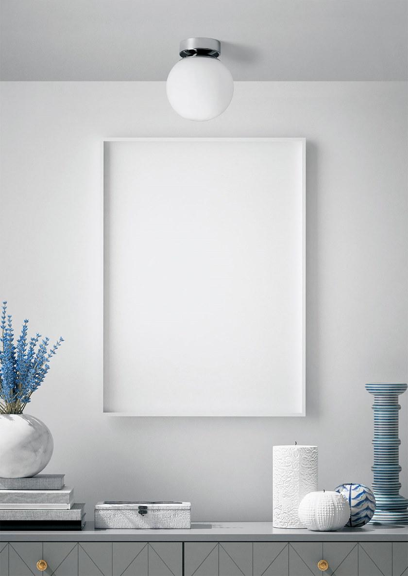 Miloox Потолочный светильник из опалового стекла Jugen cromo 1744.74 - 1744.75 - 1744.76 - Вид №4