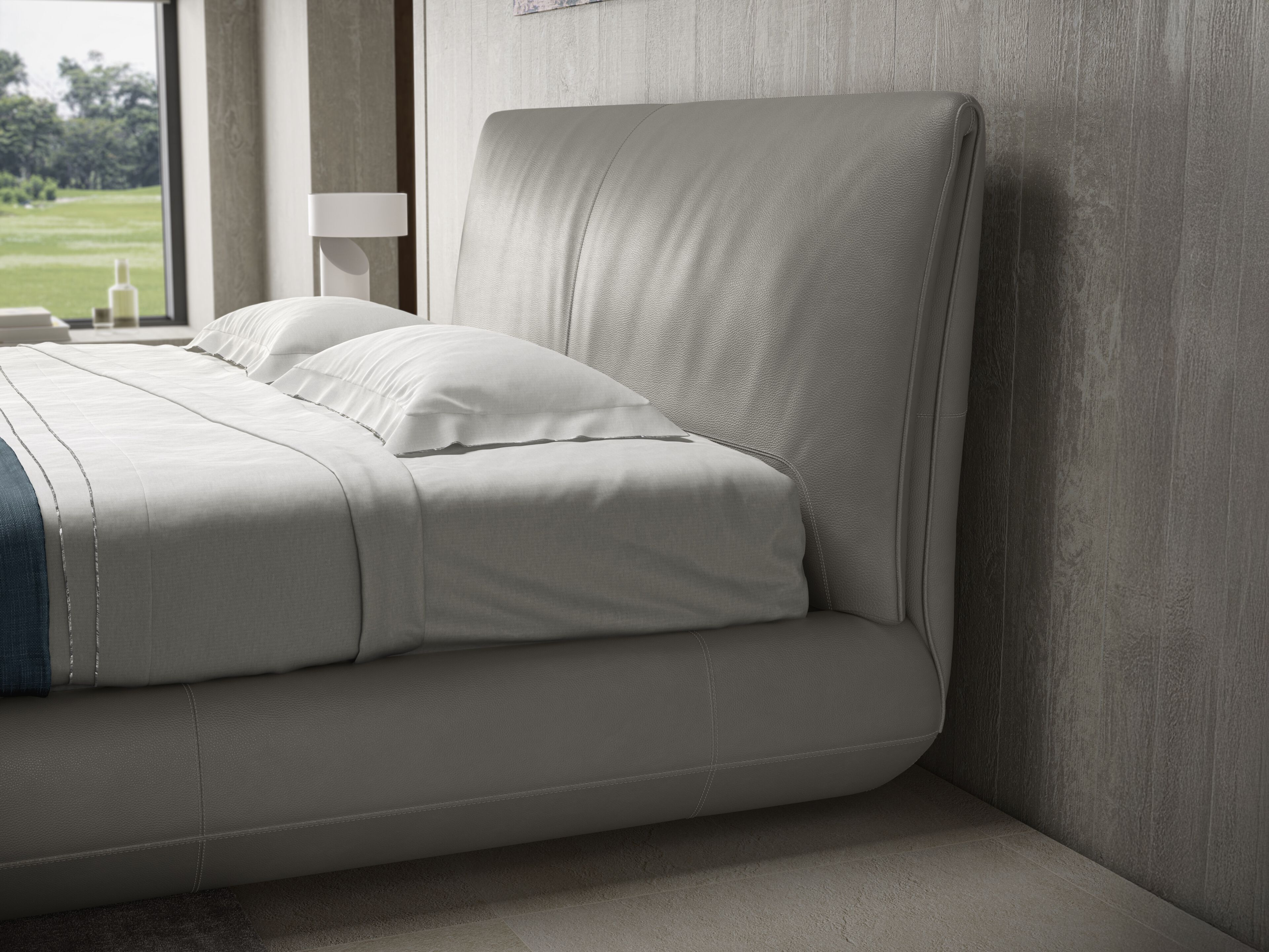 Двуспальная кровать для хранения ткани Natuzzi Italia PINCHA ARCH-00070945 - Вид №2