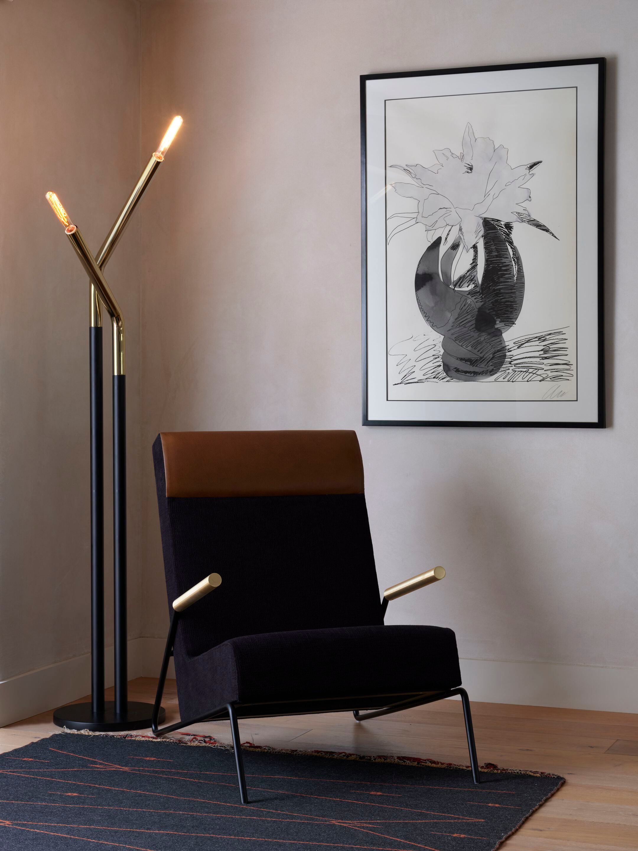 Тканевое кресло с подлокотниками Phase Design Kickstand ARCH-00131039 - Вид №5