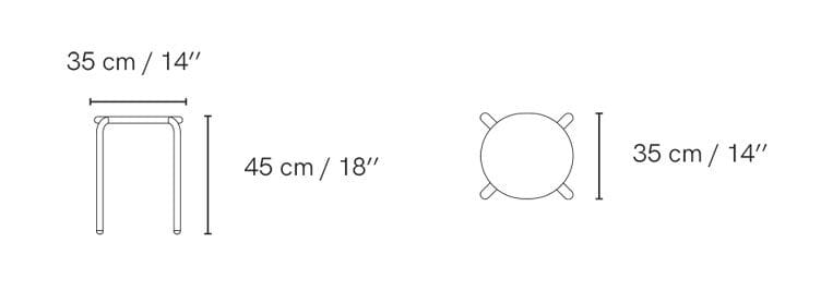 Низкий стул из оцинкованной стали Cornilleau Hyphen ARCH-00037036 - Вид №17
