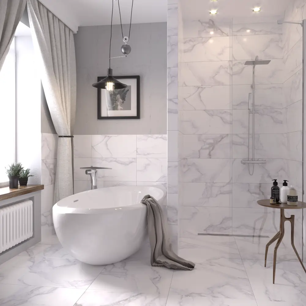 Керамогранит Gracia Ceramica Grata PG01 59.4x59.4x1 см 1.44 м² матовый цвет белый STLM-2139248