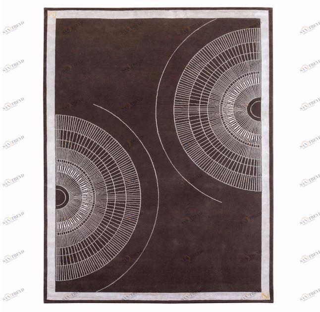 Turri Ковер ручной работы из шерсти и шелка Noir sun-id-1414953